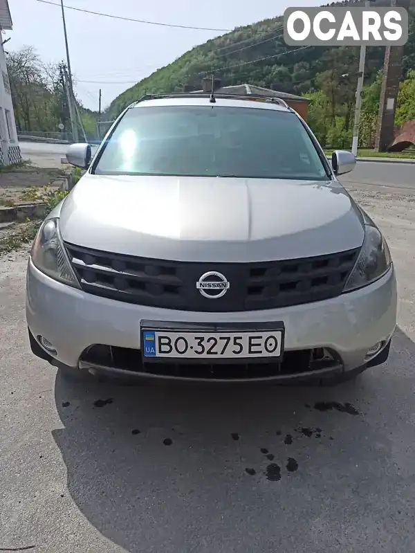 Позашляховик / Кросовер Nissan Murano 2005 3.5 л. Варіатор обл. Тернопільська, Заліщики - Фото 1/9