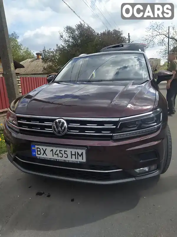 Внедорожник / Кроссовер Volkswagen Tiguan 2018 1.97 л. Автомат обл. Винницкая, Винница - Фото 1/17