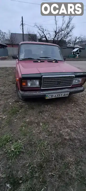 Седан ВАЗ / Lada 2107 2006 1.45 л. Ручная / Механика обл. Черниговская, Прилуки - Фото 1/6