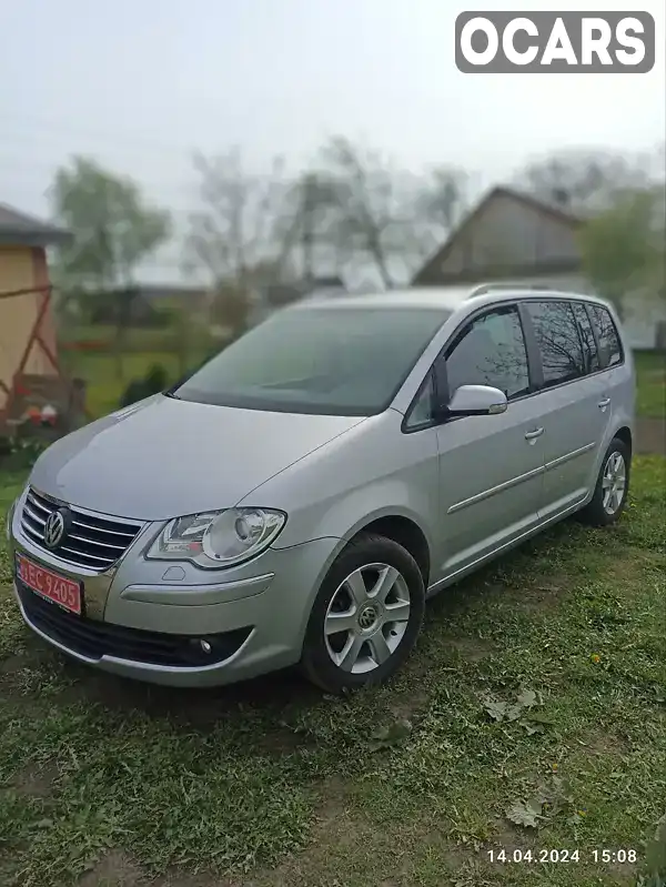 Мінівен Volkswagen Touran 2007 1.97 л. Ручна / Механіка обл. Рівненська, Костопіль - Фото 1/13