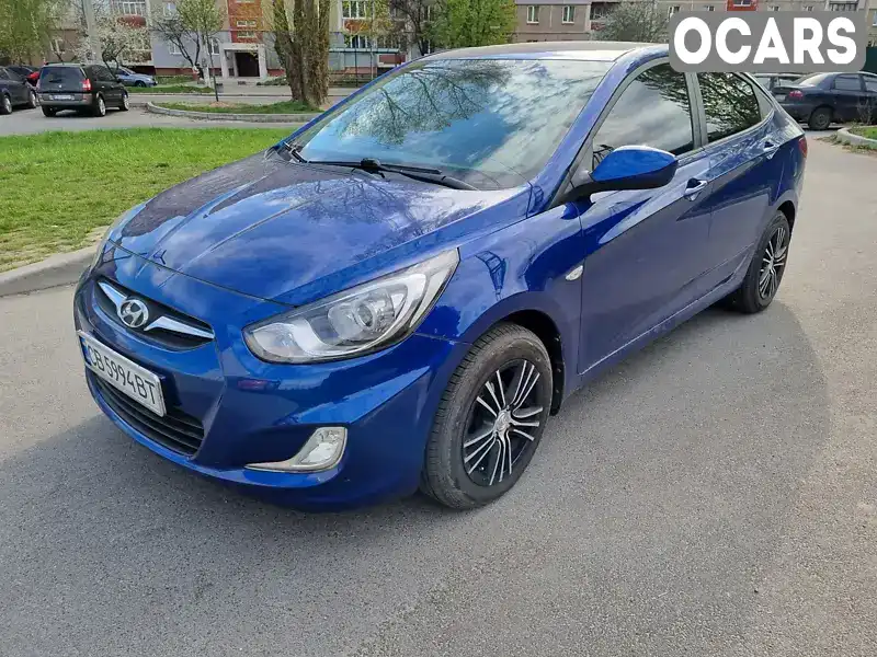 Седан Hyundai Accent 2012 1.4 л. обл. Чернігівська, Чернігів - Фото 1/21