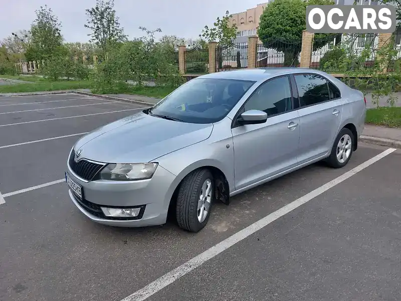 Лифтбек Skoda Rapid 2013 1.6 л. Автомат обл. Черкасская, Черкассы - Фото 1/21