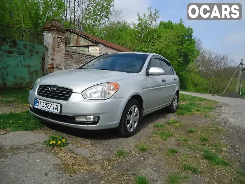 Седан Hyundai Accent 2007 1.4 л. Ручная / Механика обл. Полтавская, Полтава - Фото 1/17