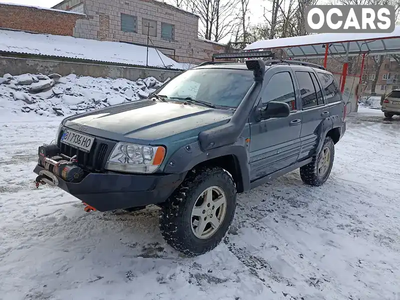 Позашляховик / Кросовер Jeep Grand Cherokee 2002 4.7 л. Автомат обл. Сумська, Конотоп - Фото 1/9