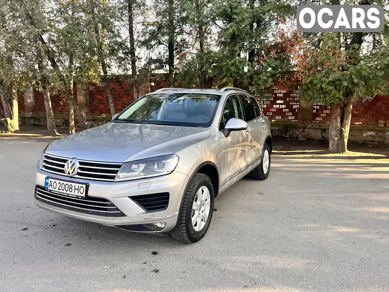 Внедорожник / Кроссовер Volkswagen Touareg 2014 3 л. Автомат обл. Закарпатская, Ужгород - Фото 1/14