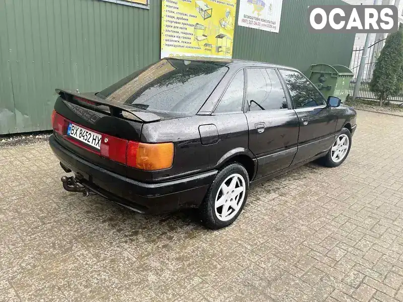 Седан Audi 80 1987 1.8 л. Ручна / Механіка обл. Хмельницька, Хмельницький - Фото 1/9