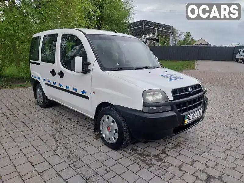 Мінівен Fiat Doblo 2002 1.91 л. обл. Тернопільська, Тернопіль - Фото 1/20