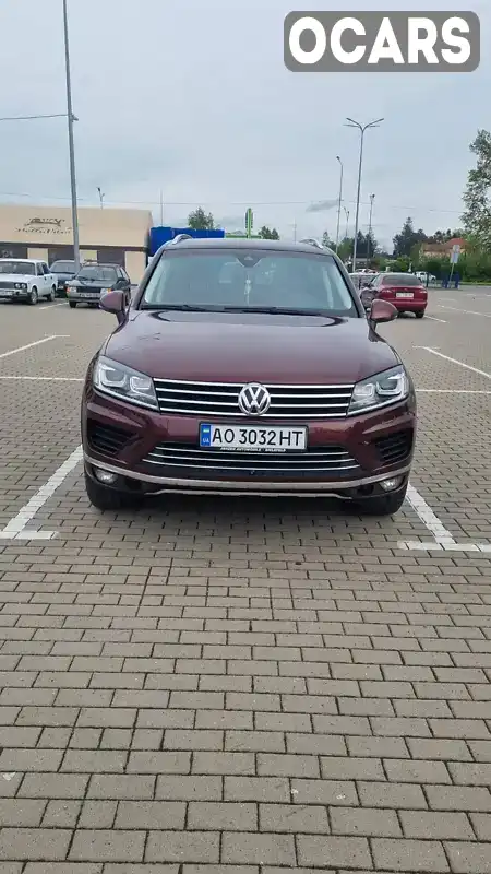 Позашляховик / Кросовер Volkswagen Touareg 2017 2.97 л. Автомат обл. Закарпатська, Ужгород - Фото 1/15