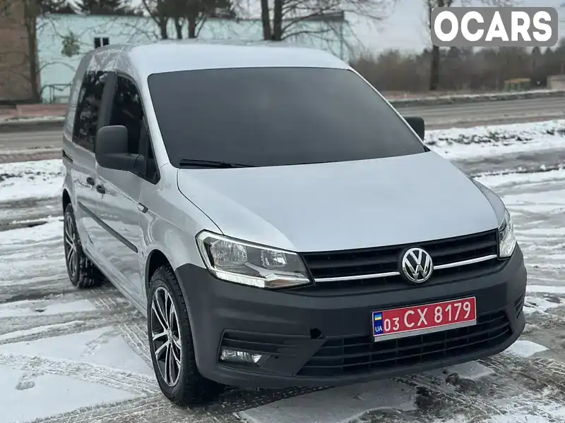 Мінівен Volkswagen Caddy 2019 2 л. Автомат обл. Київська, Вишневе - Фото 1/21