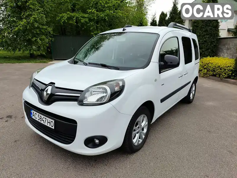 Мінівен Renault Kangoo 2015 1.46 л. Ручна / Механіка обл. Волинська, Луцьк - Фото 1/21