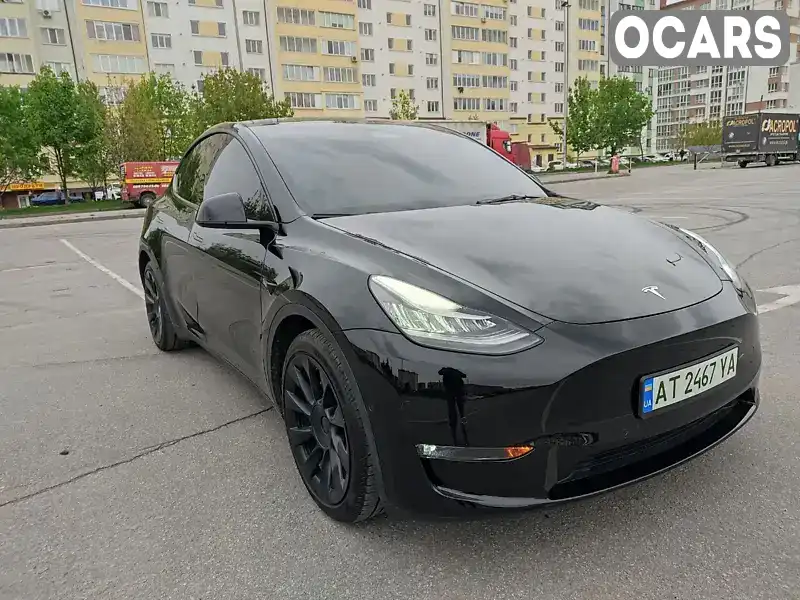 Позашляховик / Кросовер Tesla Model Y 2022 null_content л. Автомат обл. Івано-Франківська, Івано-Франківськ - Фото 1/21