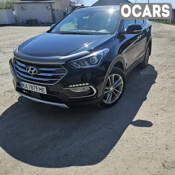 Позашляховик / Кросовер Hyundai Santa FE 2016 2.2 л. Автомат обл. Київська, Київ - Фото 1/21