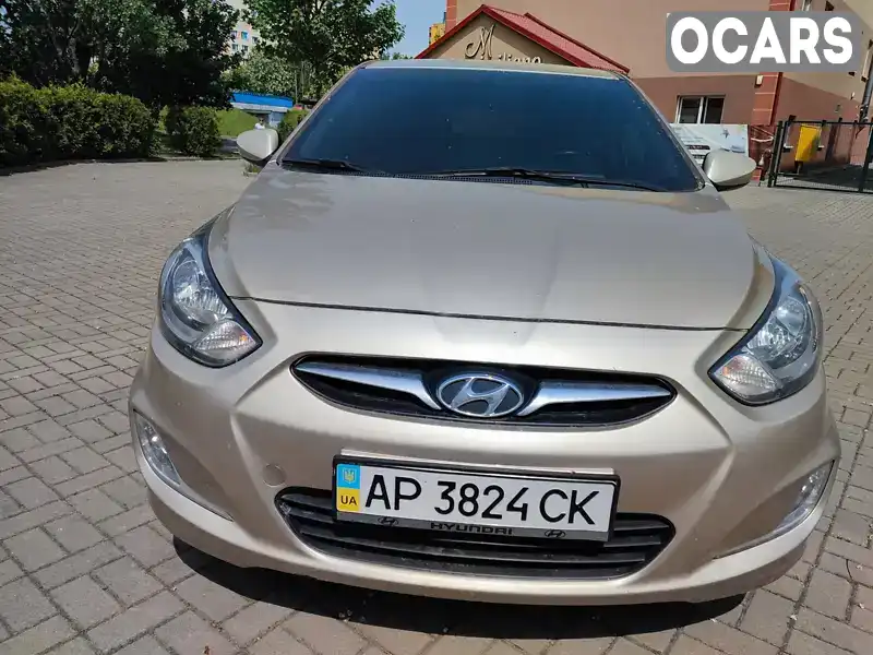 Хэтчбек Hyundai Accent 2013 1.4 л. Ручная / Механика обл. Запорожская, Запорожье - Фото 1/9