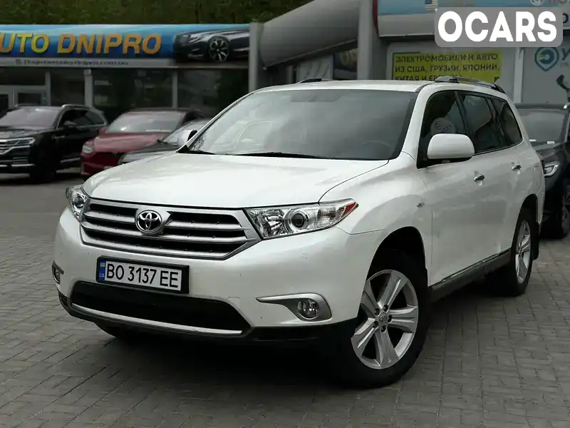 Позашляховик / Кросовер Toyota Highlander 2013 3.46 л. Автомат обл. Дніпропетровська, Дніпро (Дніпропетровськ) - Фото 1/21