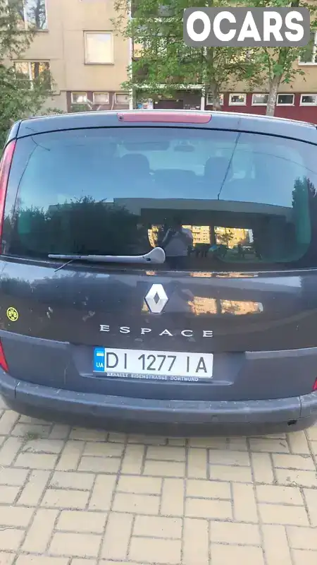 Минивэн Renault Espace 2004 1.87 л. Ручная / Механика обл. Закарпатская, Ужгород - Фото 1/14