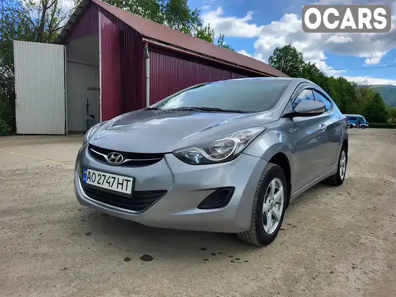 Седан Hyundai Elantra 2013 1.59 л. Автомат обл. Закарпатська, Ужгород - Фото 1/19