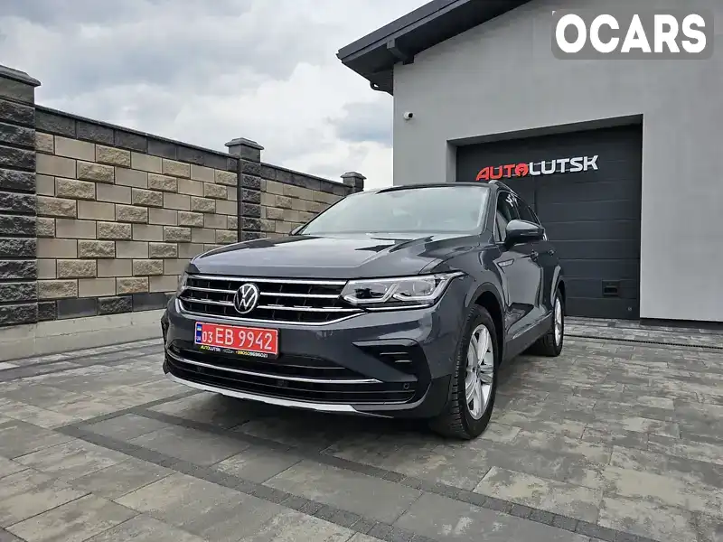 Внедорожник / Кроссовер Volkswagen Tiguan 2021 1.97 л. Автомат обл. Волынская, Луцк - Фото 1/21