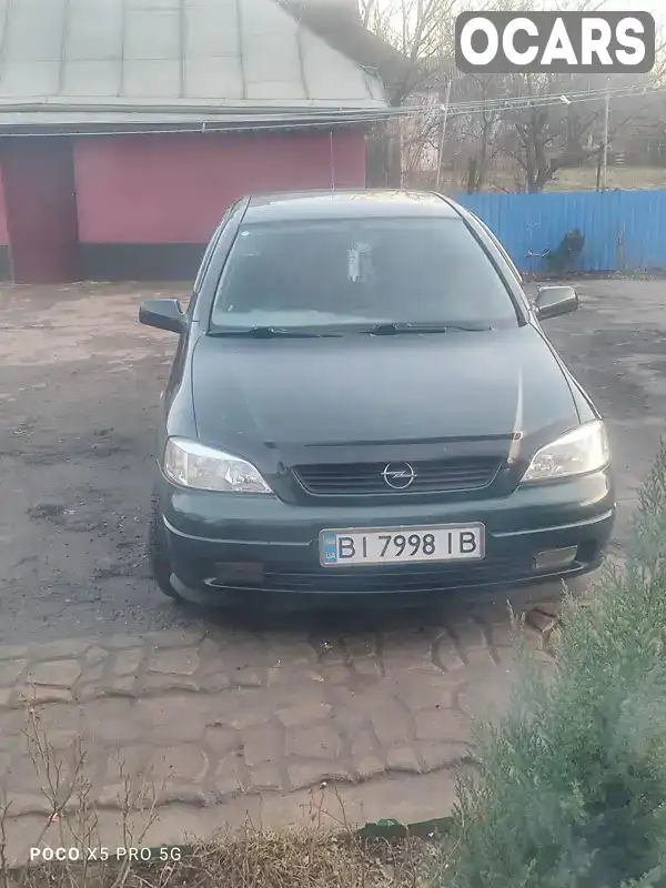 Седан Opel Astra 1999 1.39 л. Ручная / Механика обл. Полтавская, Кобеляки - Фото 1/5
