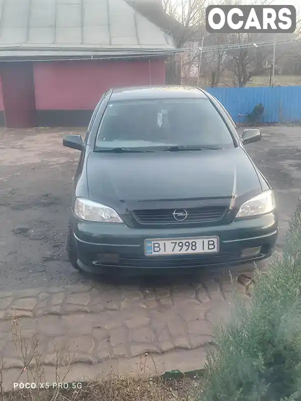 Седан Opel Astra 1999 1.39 л. Ручна / Механіка обл. Полтавська, Кобеляки - Фото 1/5