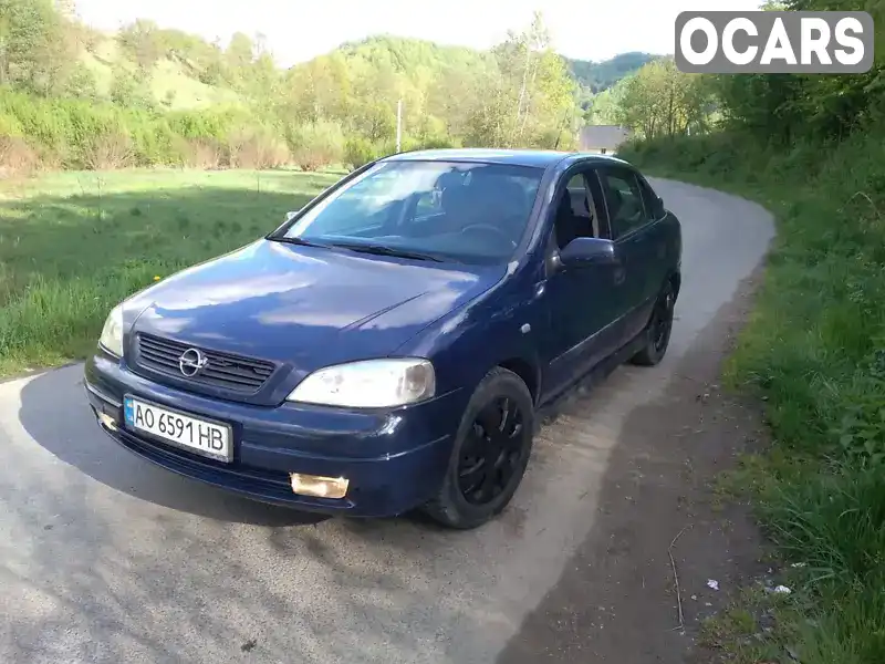 Хэтчбек Opel Astra 2001 1.4 л. обл. Закарпатская, Тячев - Фото 1/8