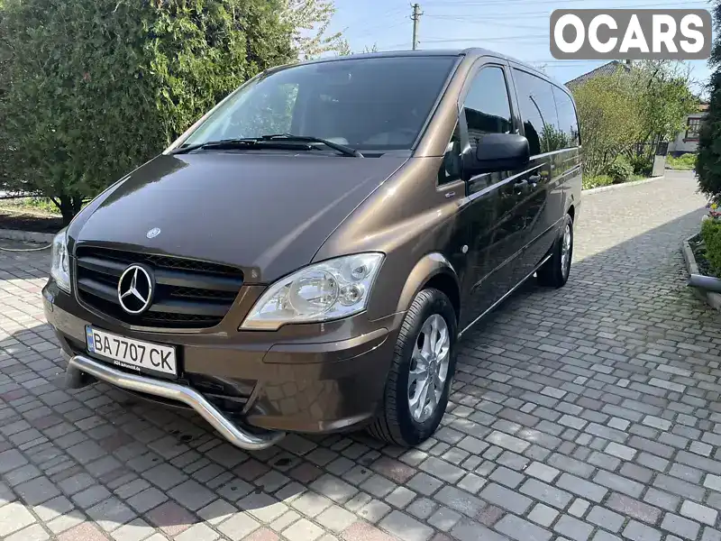 Мінівен Mercedes-Benz Vito 2012 2.14 л. Ручна / Механіка обл. Кіровоградська, Гайворон - Фото 1/17