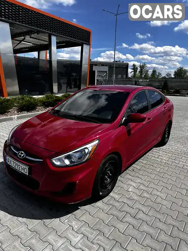 Седан Hyundai Accent 2015 1.6 л. Автомат обл. Харківська, Харків - Фото 1/13