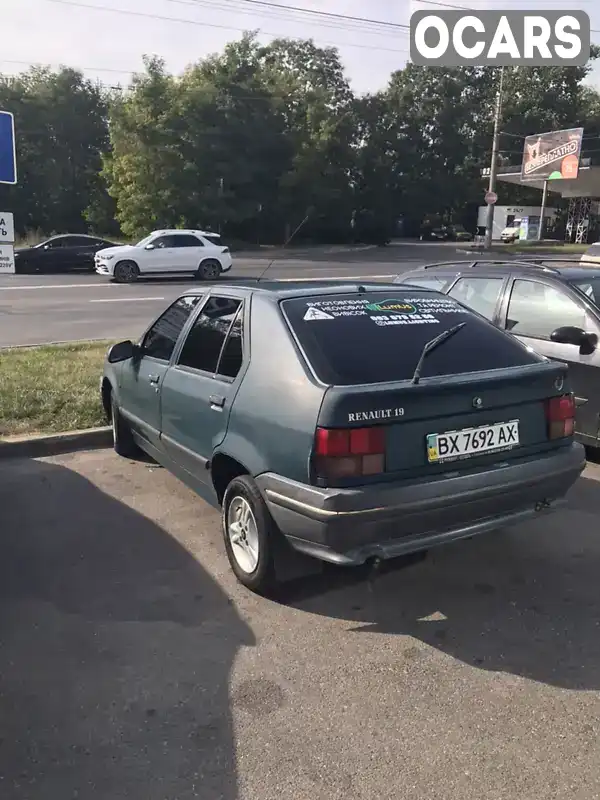 Хэтчбек Renault 19 1992 1.39 л. Ручная / Механика обл. Тернопольская, Тернополь - Фото 1/6