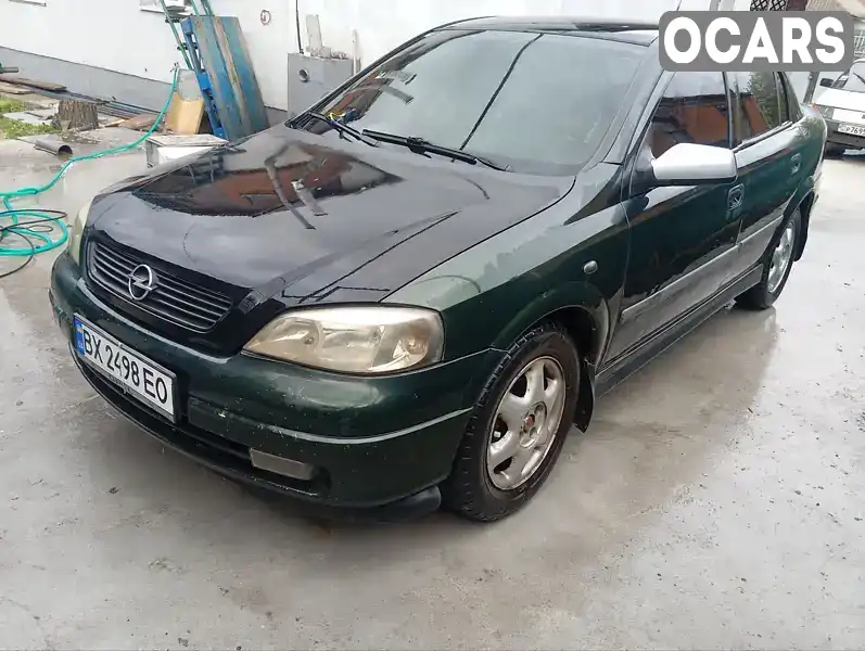 Седан Opel Astra 2001 1.6 л. Ручна / Механіка обл. Хмельницька, Деражня - Фото 1/13