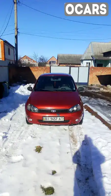 Хэтчбек ВАЗ / Lada 1119 Калина 2008 1.6 л. Ручная / Механика обл. Полтавская, Гадяч - Фото 1/8