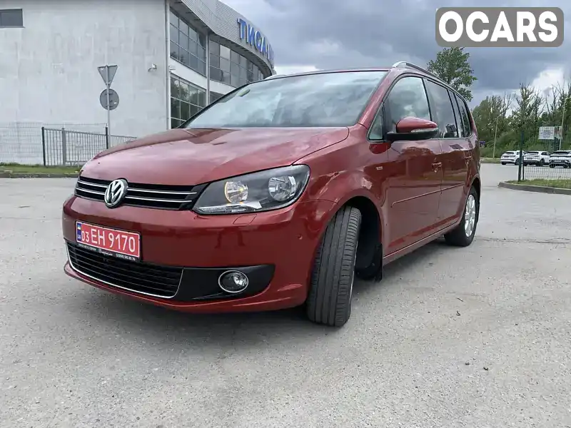 Мінівен Volkswagen Touran 2013 2 л. Автомат обл. Львівська, Броди - Фото 1/21