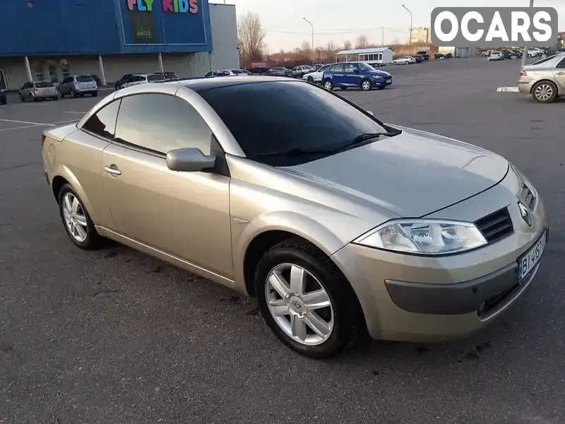 Кабріолет Renault Megane 2004 2 л. Ручна / Механіка обл. Полтавська, Кременчук - Фото 1/21