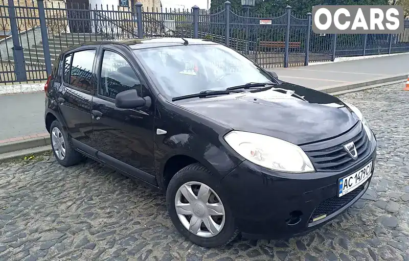 Хэтчбек Dacia Sandero 2011 1.2 л. Ручная / Механика обл. Волынская, Луцк - Фото 1/21