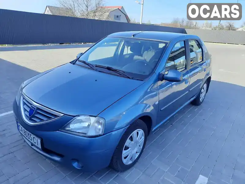 Седан Dacia Logan 2007 1.6 л. Ручна / Механіка обл. Черкаська, Черкаси - Фото 1/15