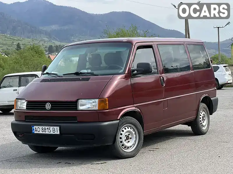 Минивэн Volkswagen Transporter 1997 1.9 л. Ручная / Механика обл. Закарпатская, Межгорье - Фото 1/21