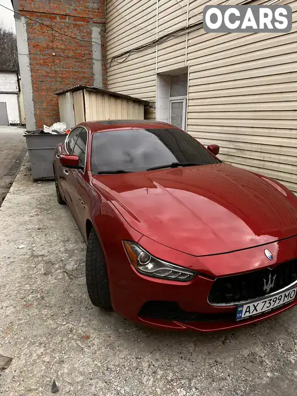 Седан Maserati Ghibli 2015 2.98 л. Автомат обл. Харківська, Харків - Фото 1/7