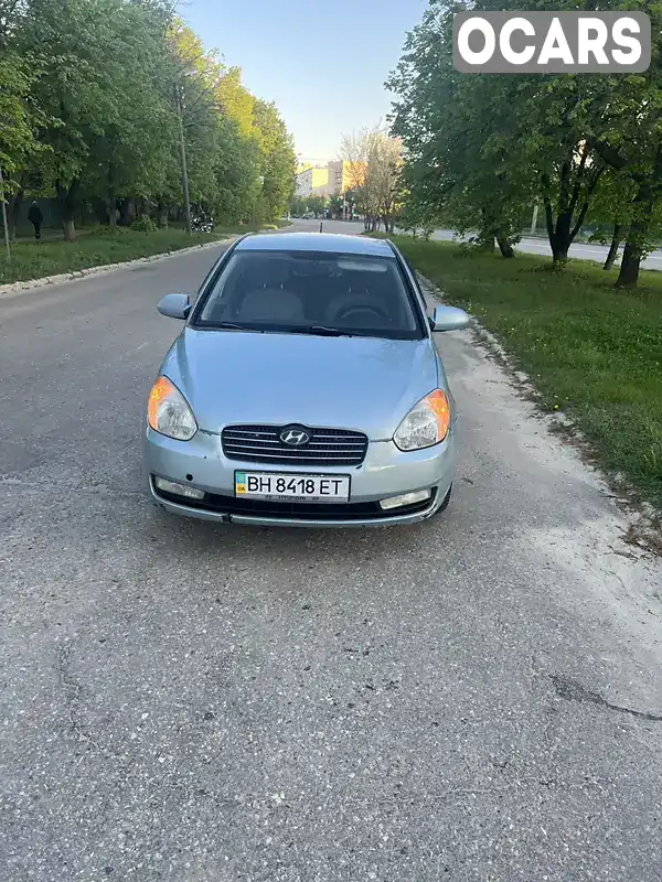 Седан Hyundai Accent 2008 1.4 л. Ручна / Механіка обл. Харківська, Харків - Фото 1/12