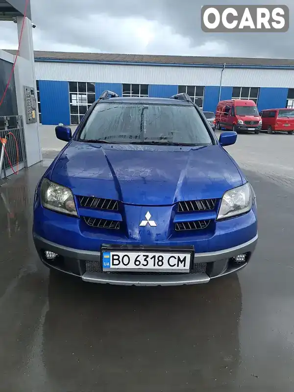 Внедорожник / Кроссовер Mitsubishi Outlander 2005 2 л. Ручная / Механика обл. Тернопольская, Бучач - Фото 1/20