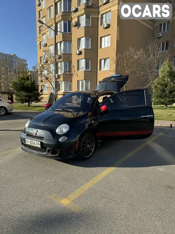 Купе Abarth Fiat 500 2012 1.4 л. Ручна / Механіка обл. Київська, Вишневе - Фото 1/21