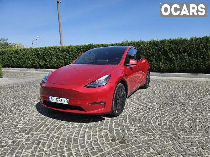 Внедорожник / Кроссовер Tesla Model Y 2021 null_content л. Автомат обл. Днепропетровская, Днепр (Днепропетровск) - Фото 1/20