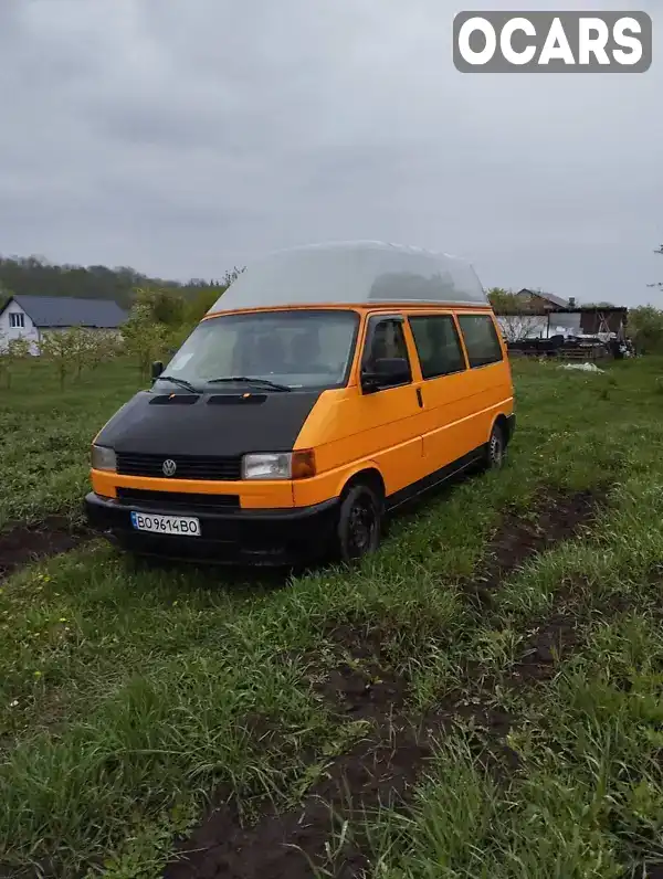 Мінівен Volkswagen Transporter 1998 1.9 л. Ручна / Механіка обл. Тернопільська, Гусятин - Фото 1/6