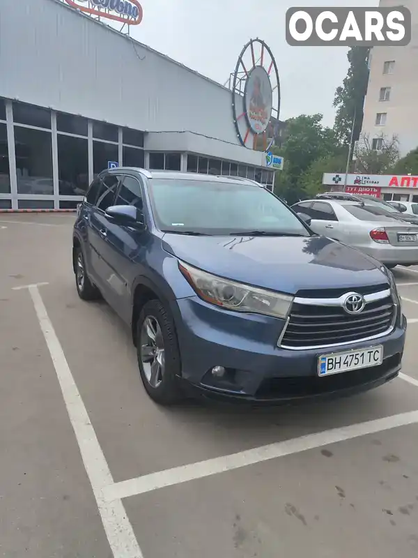 Позашляховик / Кросовер Toyota Highlander 2016 3.5 л. Автомат обл. Одеська, Одеса - Фото 1/21