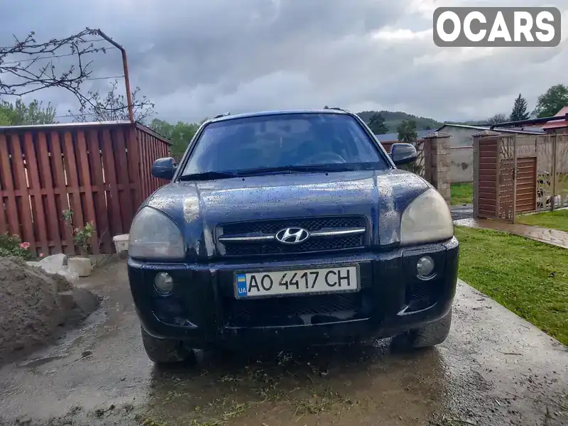 Позашляховик / Кросовер Hyundai Tucson 2007 2 л. Ручна / Механіка обл. Закарпатська, Рахів - Фото 1/15