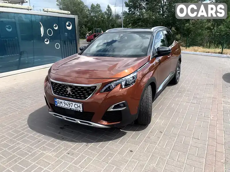 Позашляховик / Кросовер Peugeot 3008 2018 2 л. Автомат обл. Житомирська, Житомир - Фото 1/12