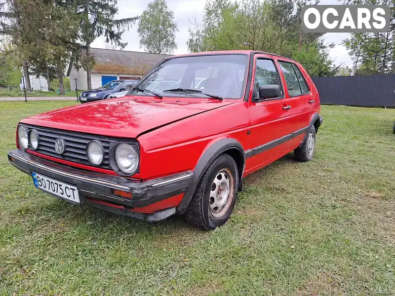 Хэтчбек Volkswagen Golf 1988 1.6 л. Ручная / Механика обл. Тернопольская, Кременец - Фото 1/16