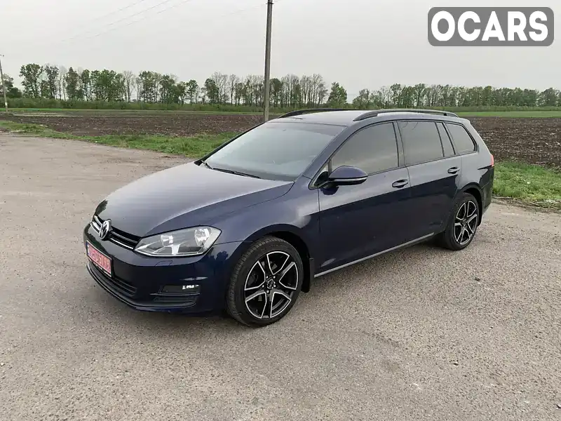 Универсал Volkswagen Golf 2014 1.6 л. Автомат обл. Полтавская, Машевка - Фото 1/19