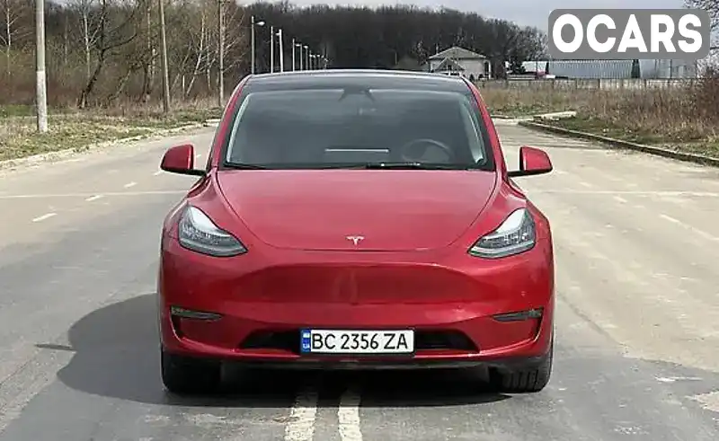 Внедорожник / Кроссовер Tesla Model Y 2021 null_content л. Автомат обл. Хмельницкая, Хмельницкий - Фото 1/9