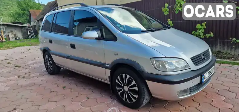 Минивэн Opel Zafira 2002 2 л. Ручная / Механика обл. Закарпатская, Мукачево - Фото 1/14