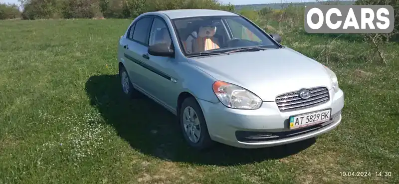 Седан Hyundai Accent 2008 1.4 л. Ручная / Механика обл. Ивано-Франковская, Калуш - Фото 1/7