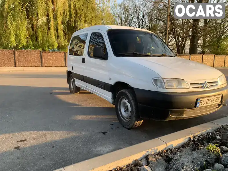 Минивэн Citroen Berlingo 2000 1.9 л. Ручная / Механика обл. Хмельницкая, Белогорье - Фото 1/21