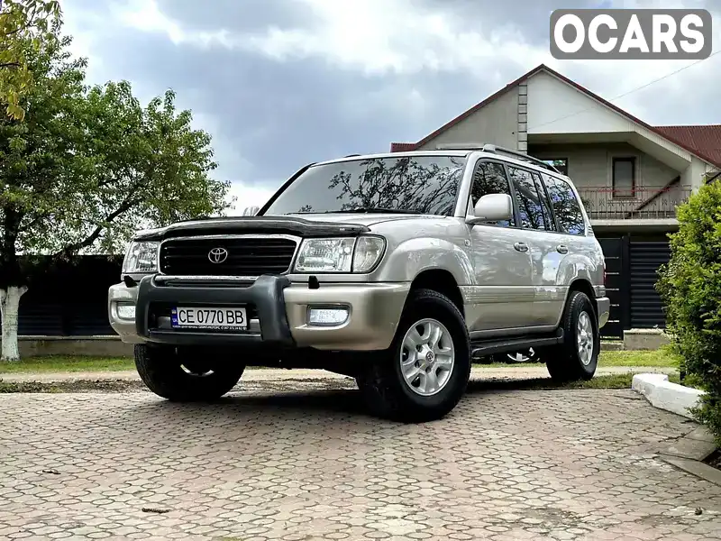 Позашляховик / Кросовер Toyota Land Cruiser 2002 4.2 л. Автомат обл. Чернівецька, Чернівці - Фото 1/21